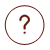 icon of question mark inside circle