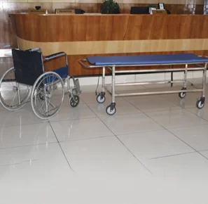 stretcher and wheelchair facility at espine hospital