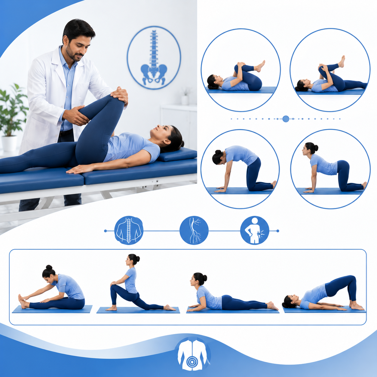 Sciatica exercises and stretches