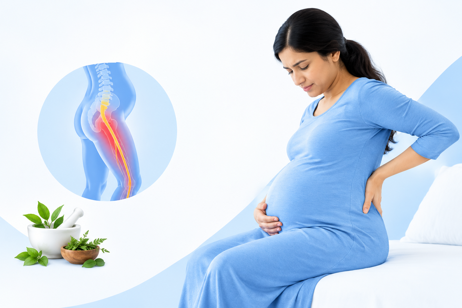 Sciatica during pregnancy Ayurvedic safe treatment